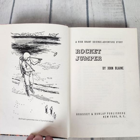 Vintage 1966 A Rick Brant Science Adventure Rocket Jumper  Hardcover #21 Rare - Picture 12 of 16